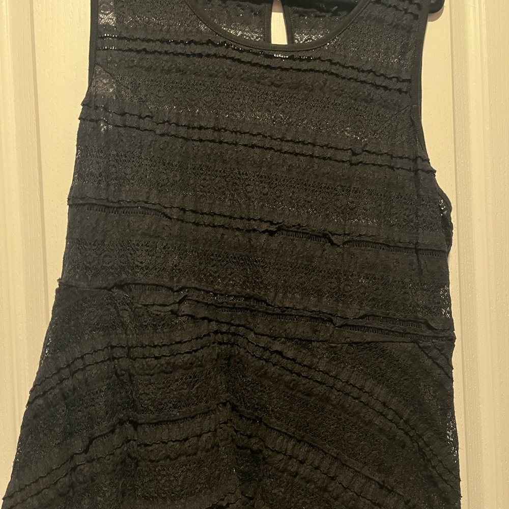 Torrid Black Lace tunic overlay